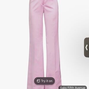 UNGARO SAKS FIFTH AVE WOMEN’S KARINA WIDE LEG SATIN PANTS sz8